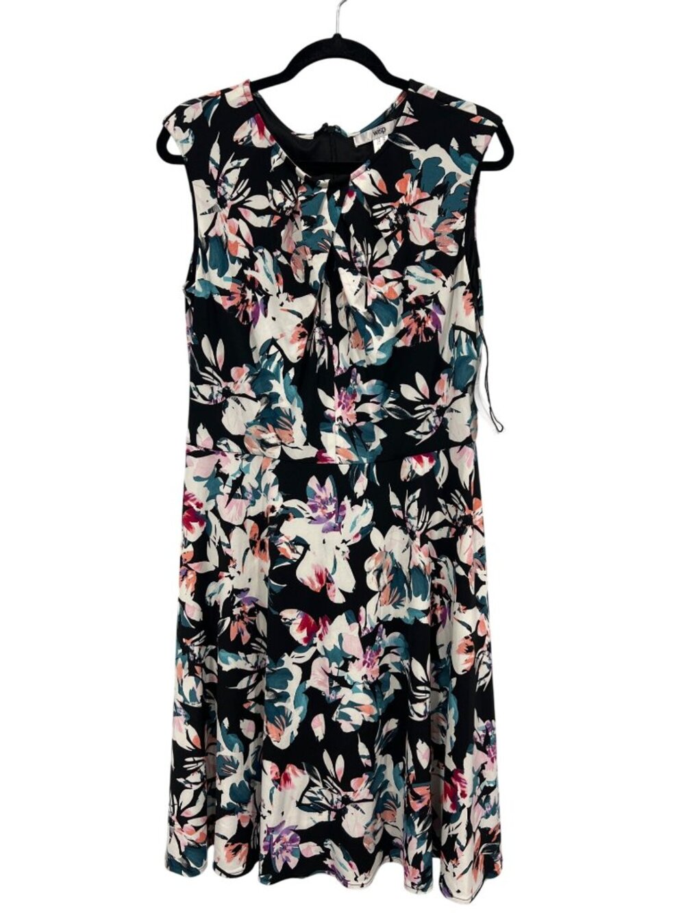 Wisp Floral Dress Size 14 Sleeveless Black Multi Wedding Dark Cottagecore NEW